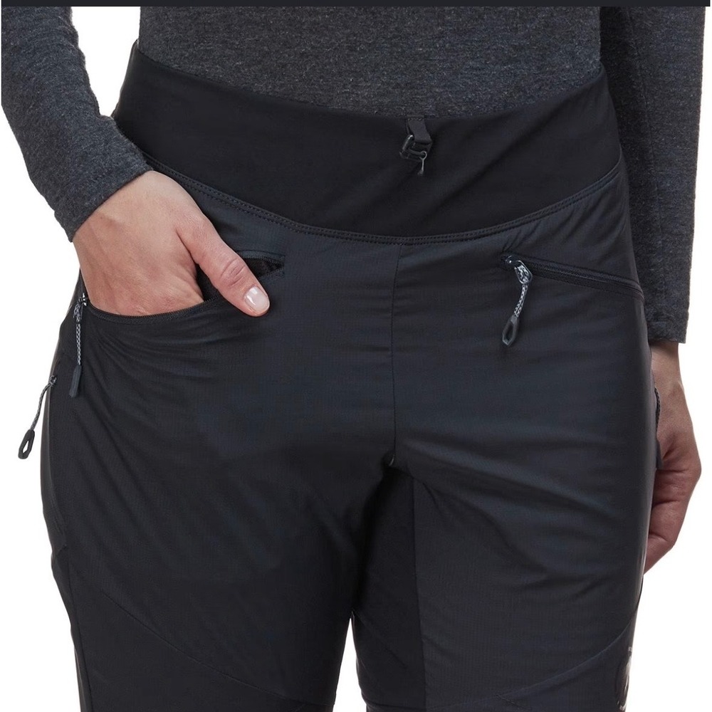 Mammut Women's 8 Black Softshell Hiking Pants EU 38